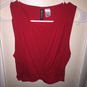 Red Crop Top
